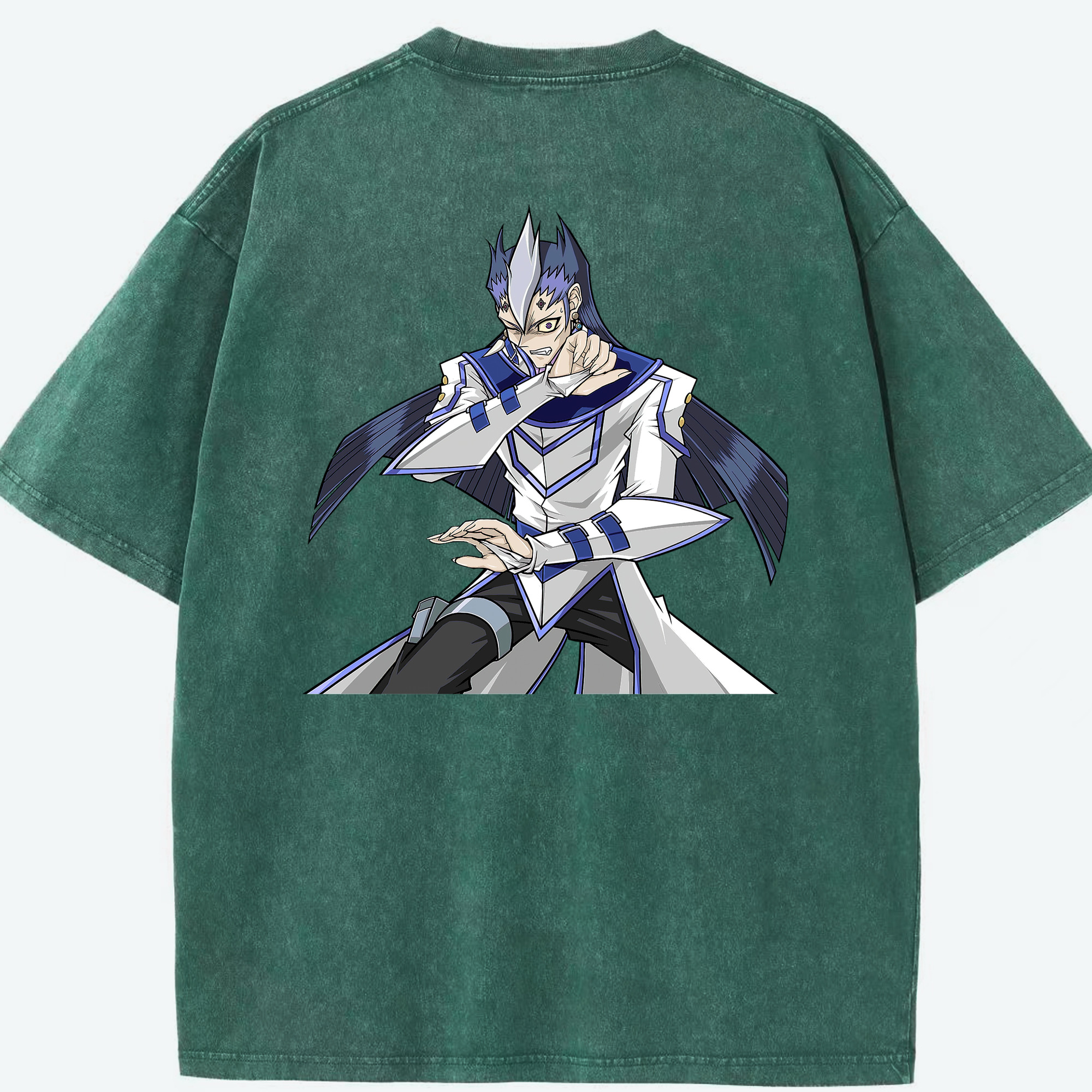 （画像用） 遊☆戯☆王 Yu-Gi-Oh! 綿100% ヴィンテージ風 半袖Tシャツ（背面プリント）